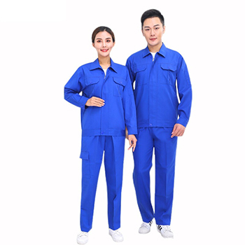 纯色长袖拉链款工装套装 TA002C